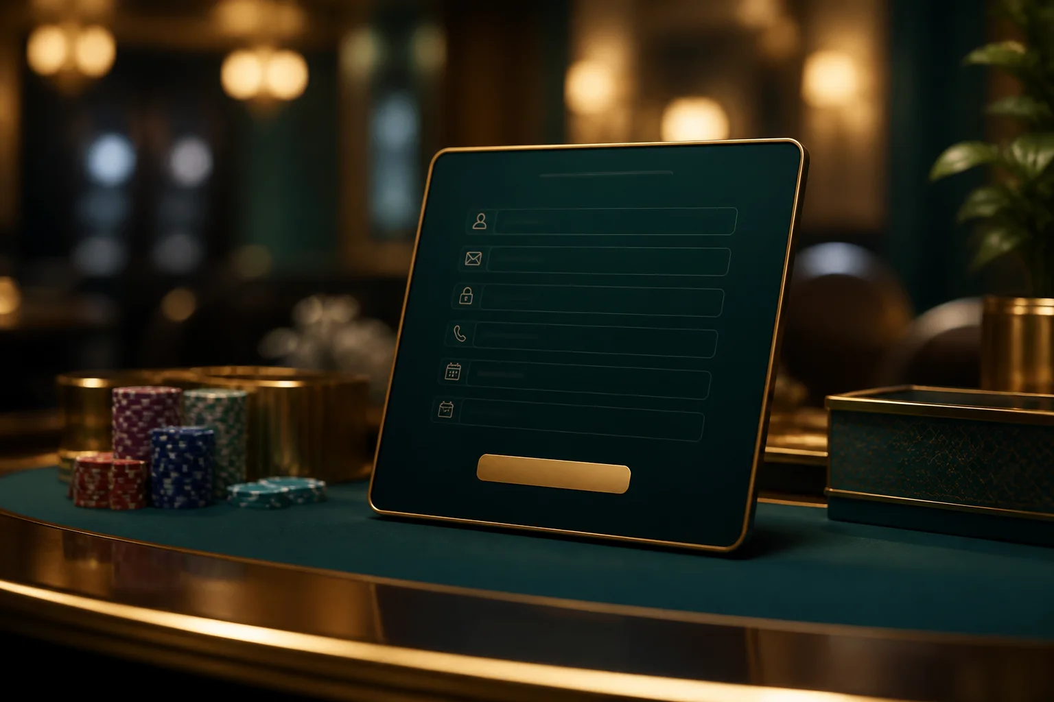 Registration and account setup steps for an Cairns Casino profile